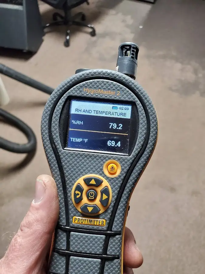 Moisture meter humidity assessment for Mold Remediation & Removal in Sellersburg